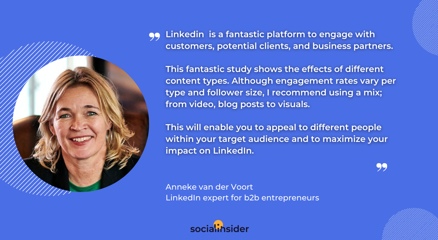 This is Anneke's quote about best practices on LinkedIn.